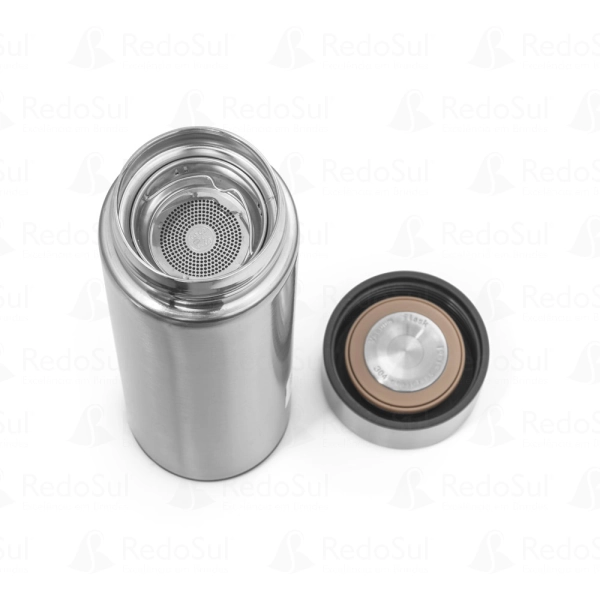 Garrafa térmica personalizada com termometro